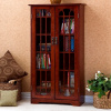 Mission Craftsman Style Cherry Multimedia Cabinet